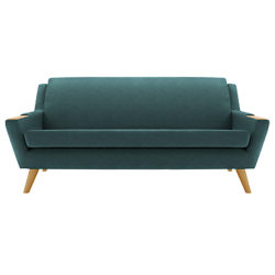 G Plan Vintage The Fifty Five Large 3 Seater Sofa Festival Teal